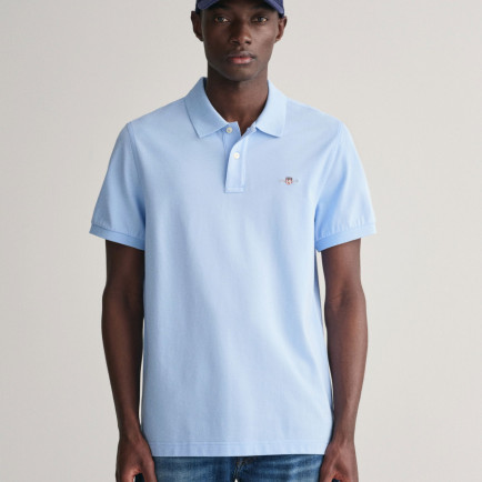 GANT Erkek Mavi Regular Fit Logolu Polo GANT Erkek Mavi Regular Fit Logolu Polo