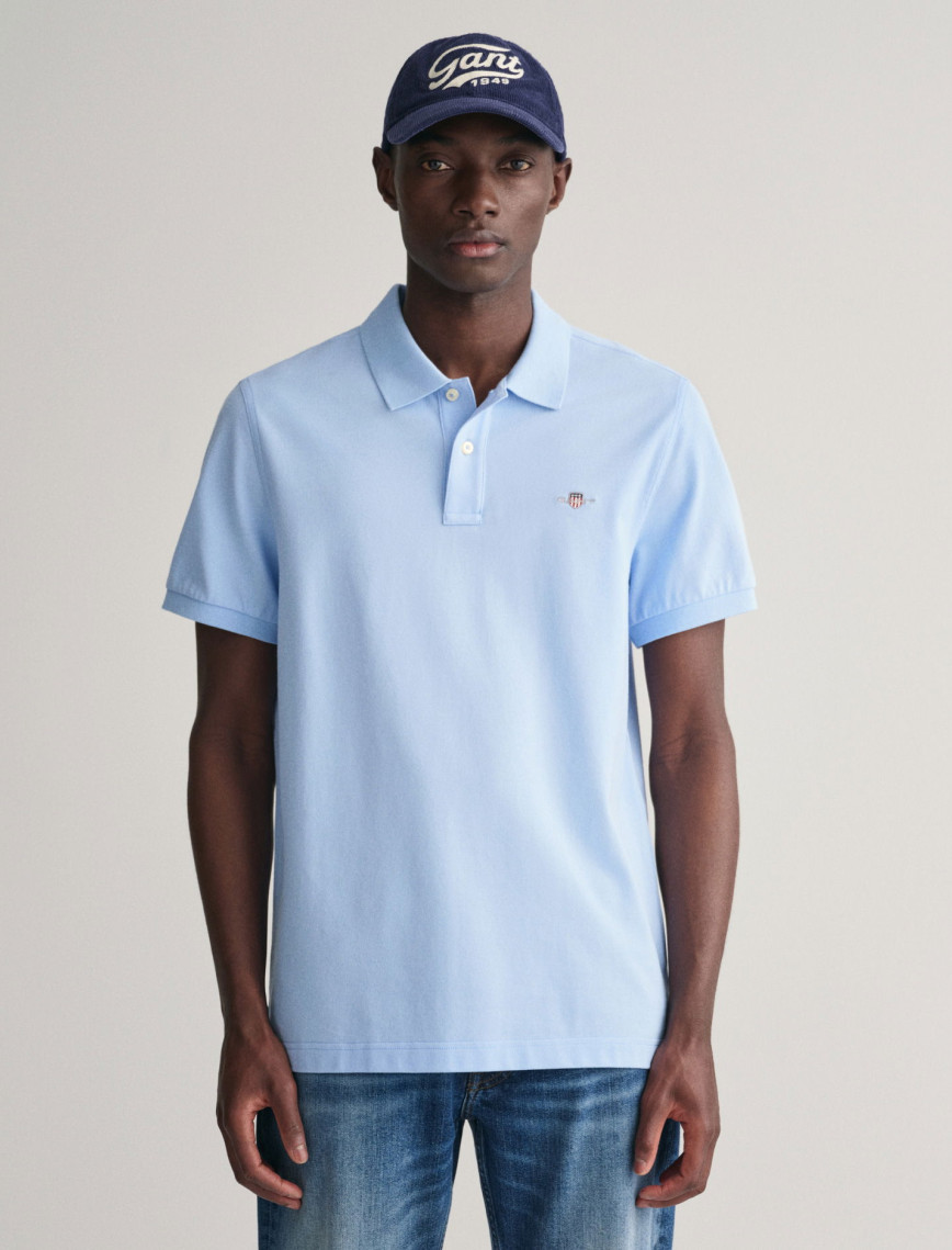 GANT Erkek Siyah Regular Fit Polo GANT Erkek Siyah Regular Fit Polo