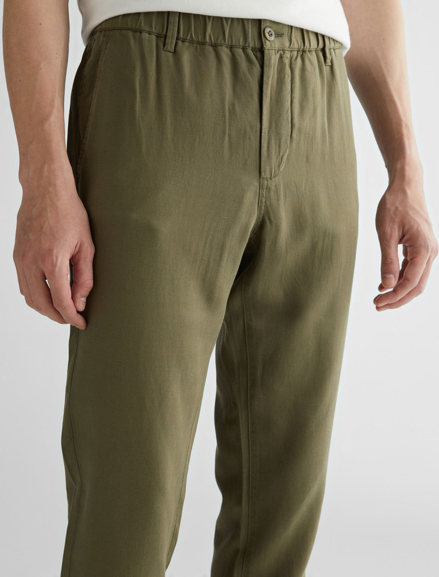 GANT Erkek Yeşil Regular Fit Pantolon