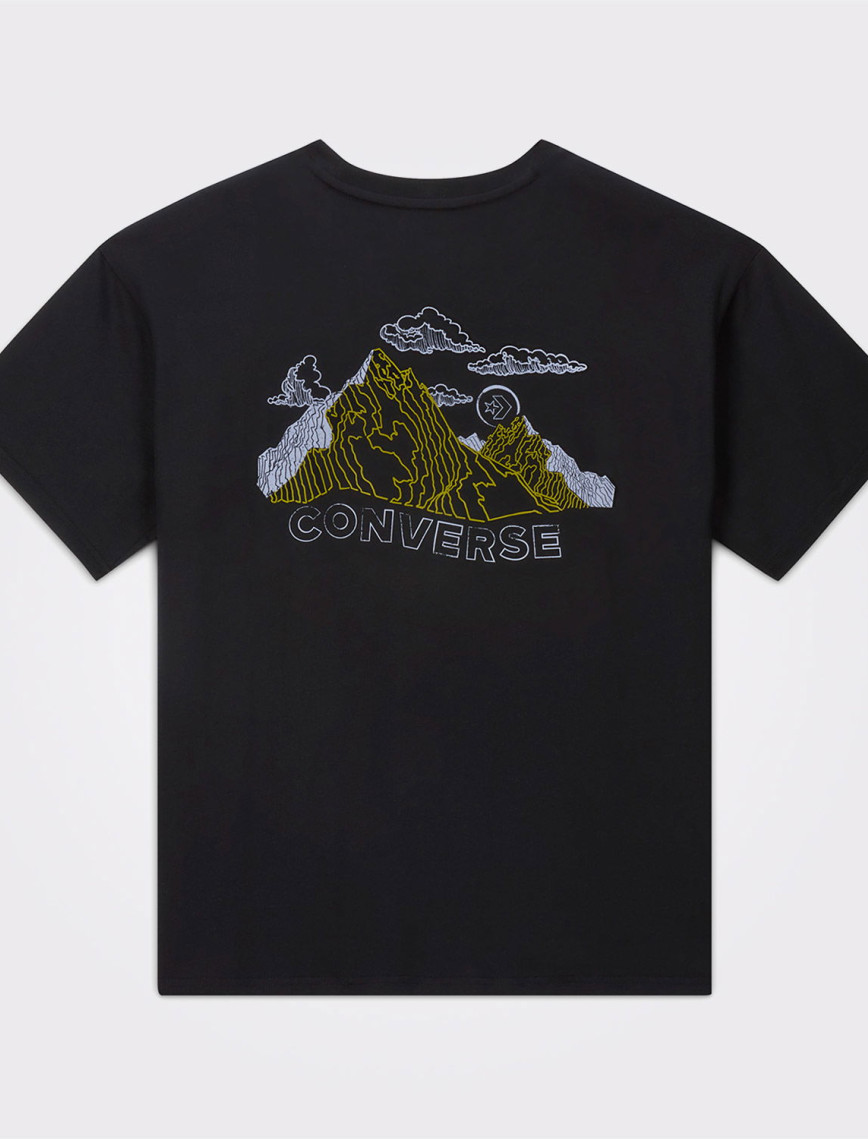 Converse Erkek Baskılı Siyah T-Shirt Converse Erkek Baskılı Siyah T-Shirt
