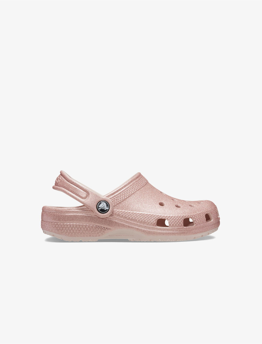 Crocs Classic Glitter K Çocuk Gri Terlik Crocs Classic Glitter K Çocuk Gri Terlik