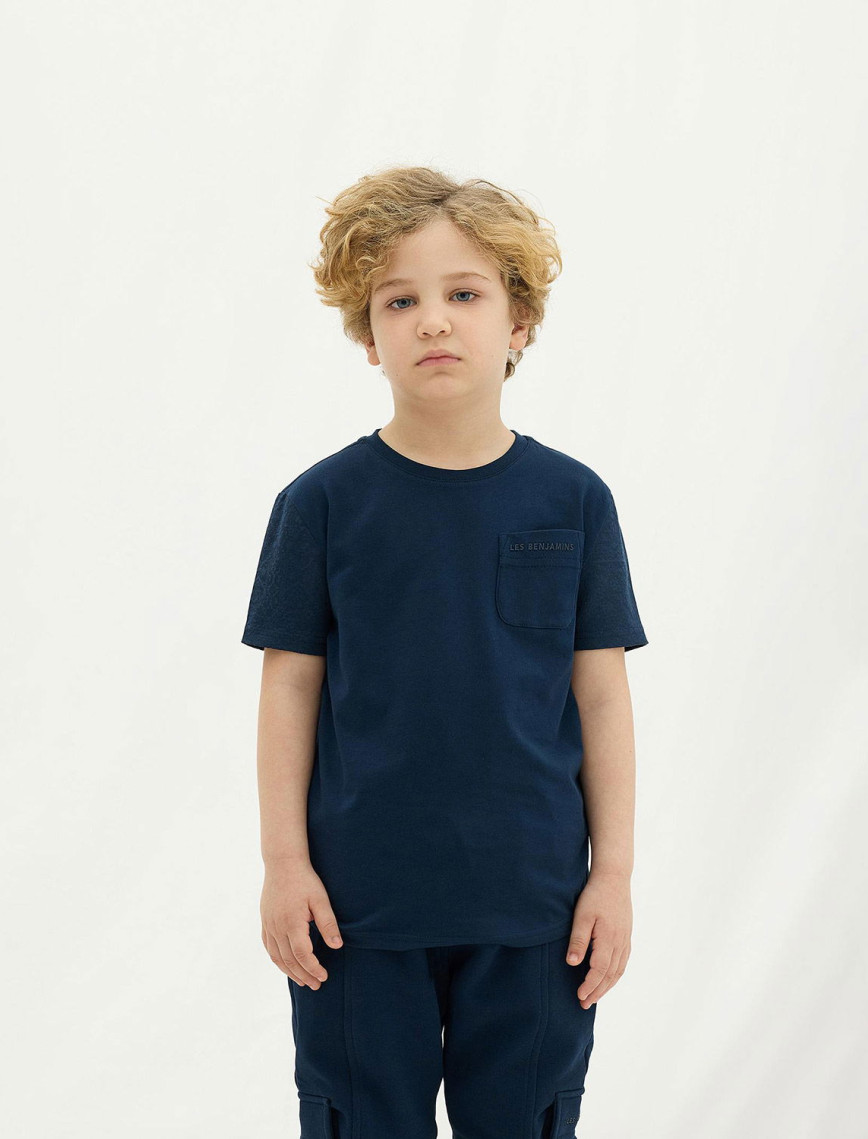 Les Benjamins 402 Çocuk Lacivert T-Shirt Les Benjamins 402 Çocuk Lacivert T-Shirt