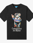Market Art Market Bear Erkek Beyaz T-Shirt Market Art Market Bear Erkek Beyaz T-Shirt