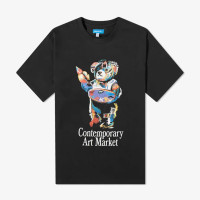 Market Art Market Bear Erkek Siyah T-Shirt Market Art Market Bear Erkek Siyah T-Shirt