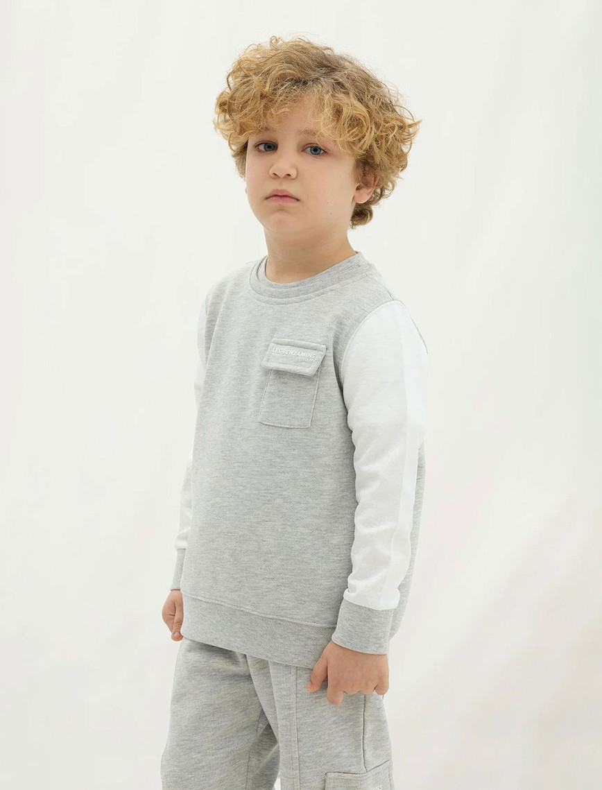 Les Benjamins 403 Çocuk Gri Sweatshirt Les Benjamins 403 Çocuk Gri Sweatshirt