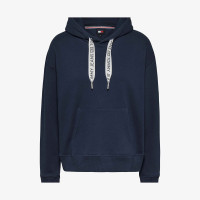 Tommy Jeans Logo Drawcord Kadın Mavi Sweatshirt Tommy Jeans Logo Drawcord Kadın Mavi Sweatshirt