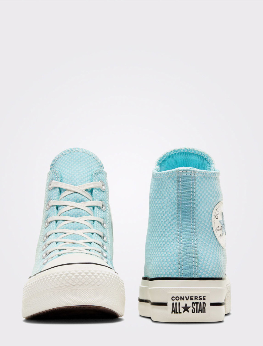 Converse Chuck Taylor All Star Lift Kadın Mavi Platform Sneaker Converse Chuck Taylor All Star Lift Kadın Mavi Platform Sneaker