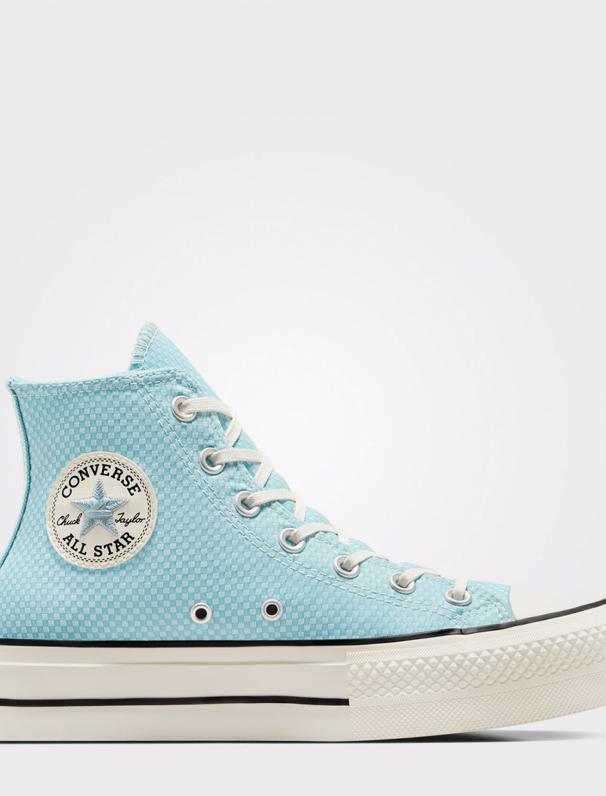Converse Chuck Taylor All Star Lift Kadın Mavi Platform Sneaker Converse Chuck Taylor All Star Lift Kadın Mavi Platform Sneaker