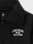 Converse Kadın Fermuarlı Siyah Eşofman Üstü Converse Kadın Fermuarlı Siyah Eşofman Üstü