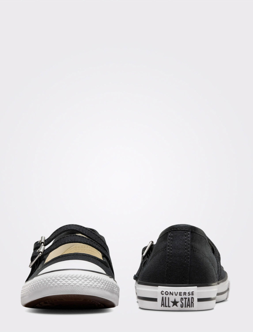 Converse Chuck Taylor All Star Dainty Mary Jane Kadın Siyah Babet Converse Chuck Taylor All Star Dainty Mary Jane Kadın Siyah Babet