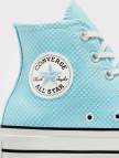 Converse Chuck Taylor All Star Lift Kadın Mavi Platform Sneaker Converse Chuck Taylor All Star Lift Kadın Mavi Platform Sneaker
