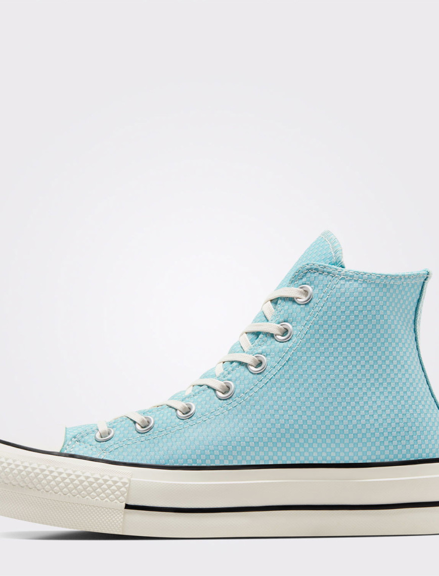 Converse Chuck Taylor All Star Lift Kadın Mavi Platform Sneaker Converse Chuck Taylor All Star Lift Kadın Mavi Platform Sneaker