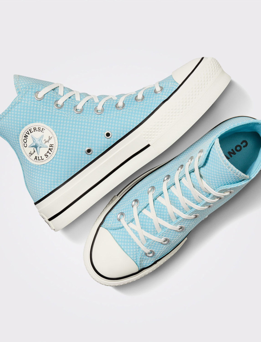 Converse Chuck Taylor All Star Lift Kadın Mavi Platform Sneaker Converse Chuck Taylor All Star Lift Kadın Mavi Platform Sneaker