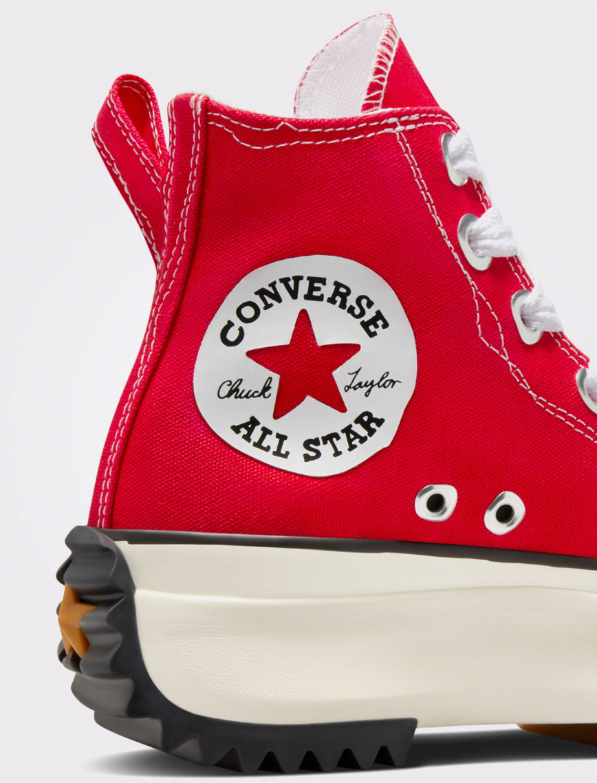 Converse Run Star Hike Unisex Kırmızı Platform Sneaker Converse Run Star Hike Unisex Kırmızı Platform Sneaker