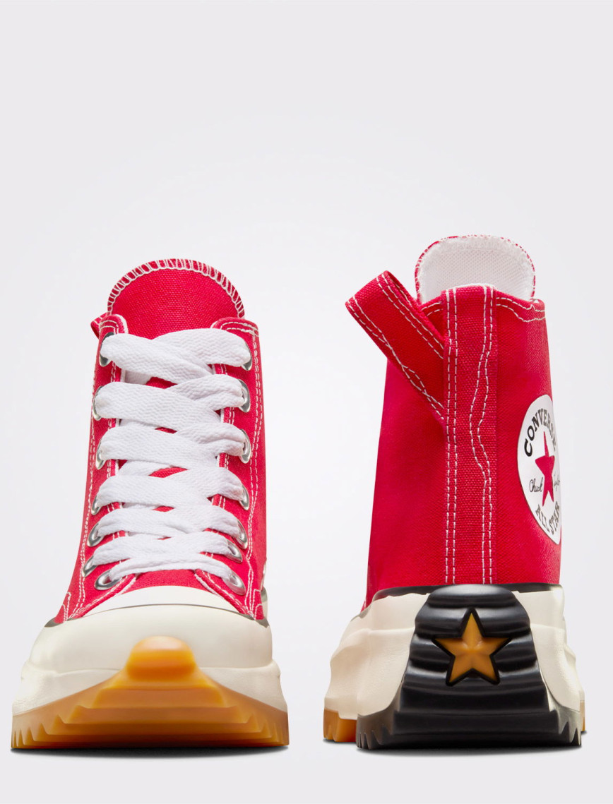 Converse Run Star Hike Unisex Kırmızı Platform Sneaker Converse Run Star Hike Unisex Kırmızı Platform Sneaker