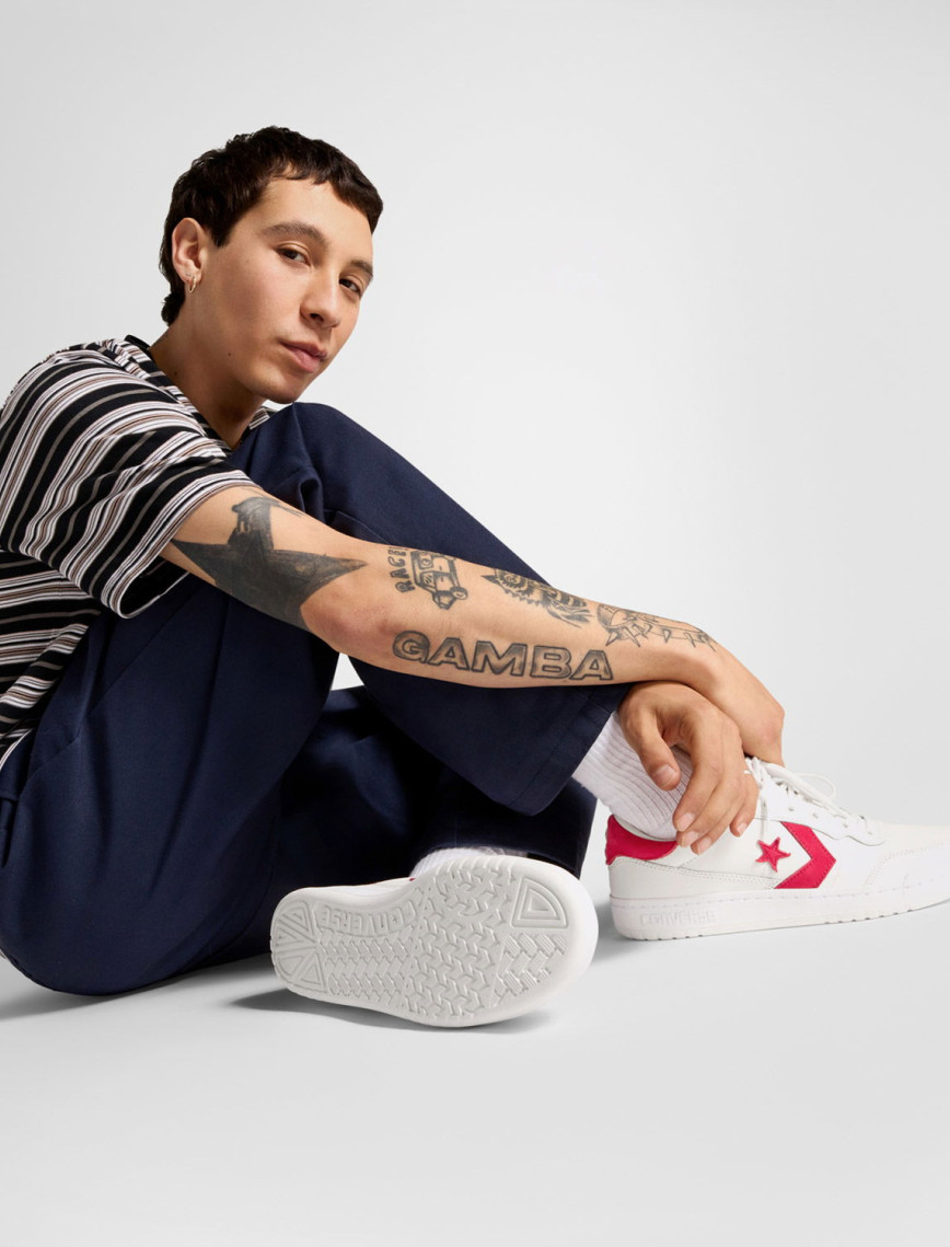 Converse CONS Fastbreak Pro Unisex Krem Deri Sneaker Converse CONS Fastbreak Pro Unisex Krem Deri Sneaker