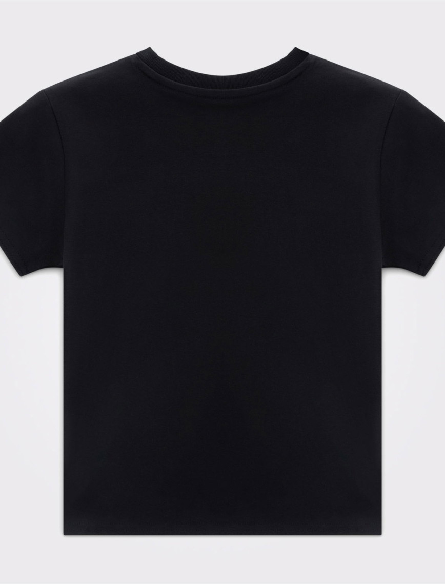 Converse Slim Fit Kadın Siyah T-Shirt Converse Slim Fit Kadın Siyah T-Shirt