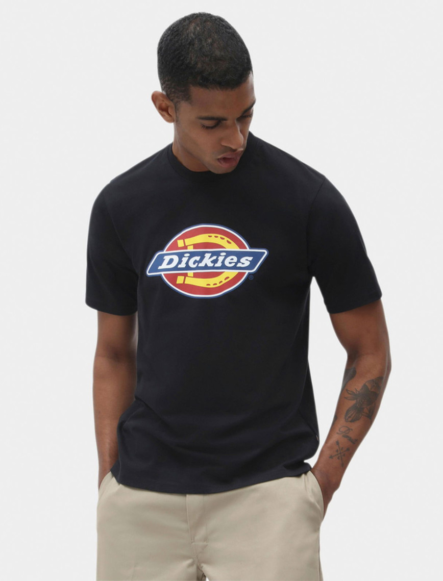 Dickies İcon Logo Erkek Siyah T-Shirt