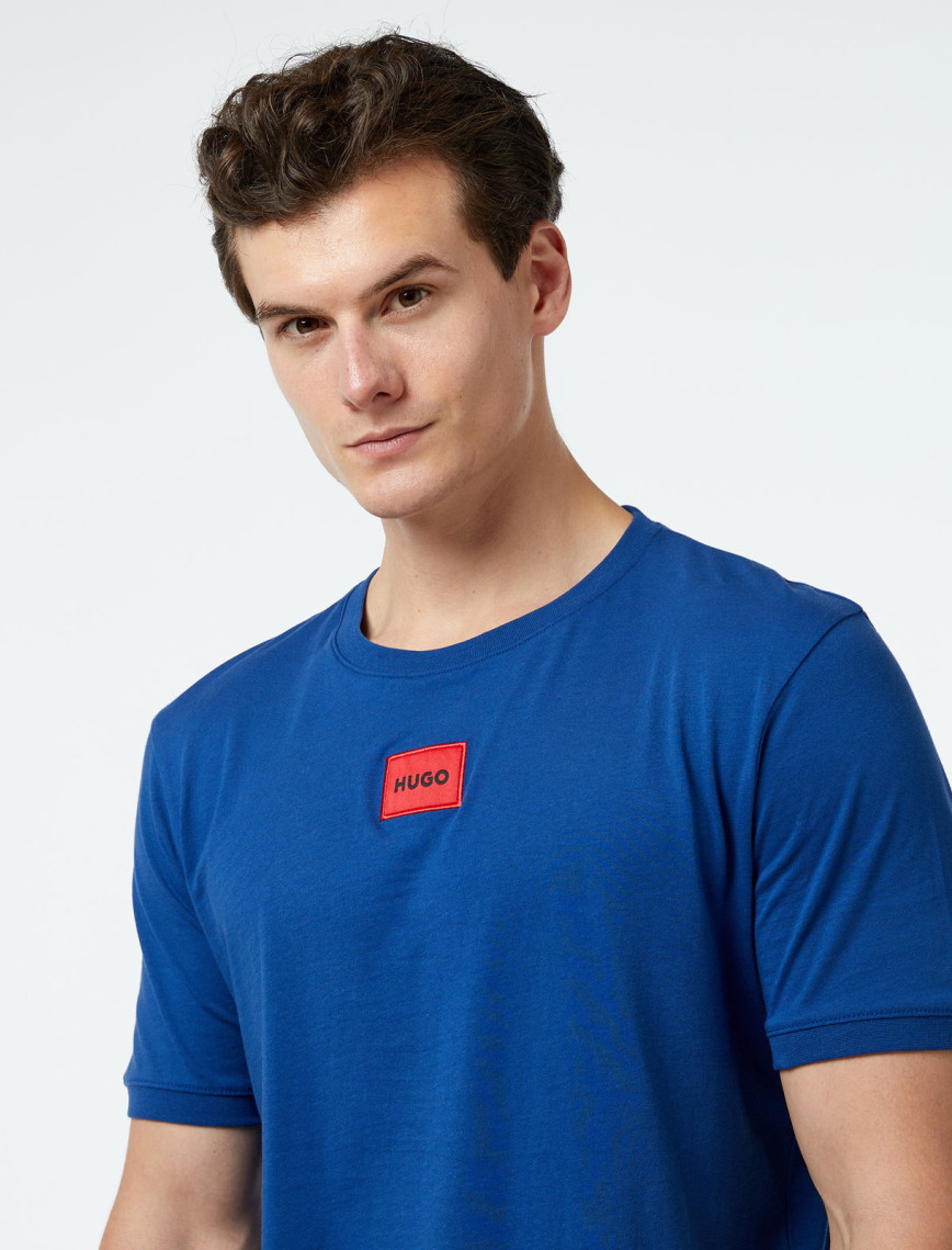 Hugo Erkek Mavi T-Shirt Hugo Erkek Mavi T-Shirt