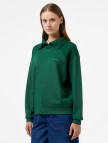 Lacoste Kadın Regular Fit Fermuarlı Dik Yaka Beyaz Sweatshirt Lacoste Kadın Regular Fit Fermuarlı Dik Yaka Beyaz Sweatshirt