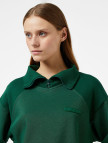 Lacoste Kadın Regular Fit Fermuarlı Dik Yaka Koyu Yeşil Sweatshirt Lacoste Kadın Regular Fit Fermuarlı Dik Yaka Koyu Yeşil Sweatshirt