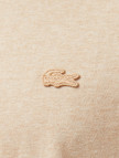 Lacoste Erkek Loose Fit Bisiklet Yaka Bej T-Shirt Lacoste Erkek Loose Fit Bisiklet Yaka Bej T-Shirt