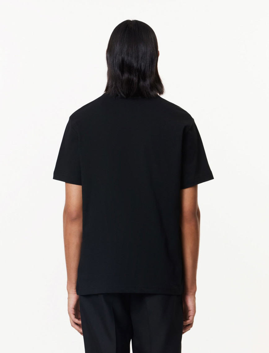 Lacoste Classic Erkek Classic Fit Bisiklet Yaka Siyah T-Shirt Lacoste Classic Erkek Classic Fit Bisiklet Yaka Siyah T-Shirt