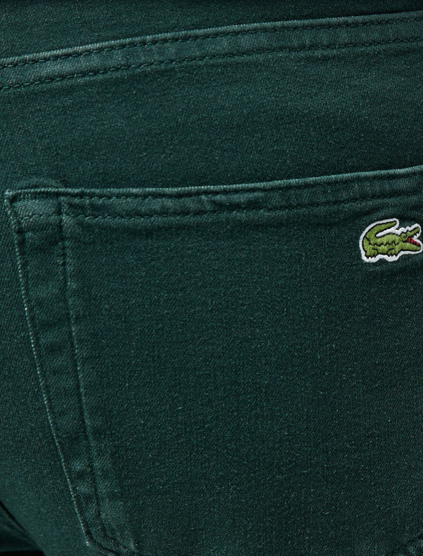 Lacoste Erkek Slim Fit Koyu Yeşil Jean Pantolon Lacoste Erkek Slim Fit Koyu Yeşil Jean Pantolon