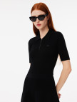 Lacoste Kadın Slim Fit Kısa Kollu Polo Yaka Siyah Elbise Lacoste Kadın Slim Fit Kısa Kollu Polo Yaka Siyah Elbise