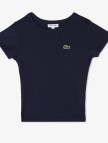 Lacoste Çocuk Bisiklet Yaka Lacivert T-Shirt Lacoste Çocuk Bisiklet Yaka Lacivert T-Shirt