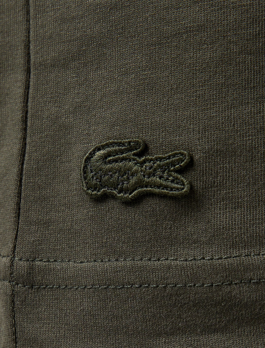 Lacoste Erkek Regular Fit Bisiklet Yaka Baskılı Haki T-Shirt