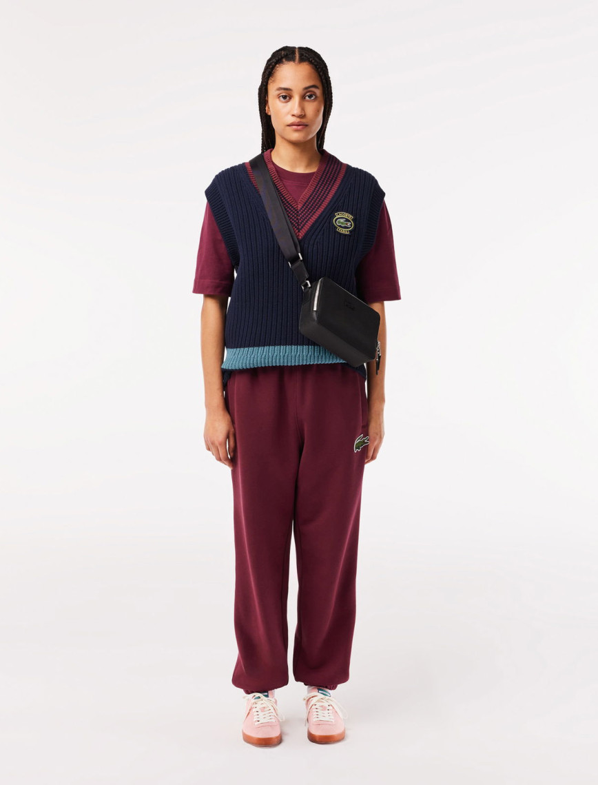 Lacoste Erkek Deri Siyah Omuz Çantası Lacoste Erkek Deri Siyah Omuz Çantası