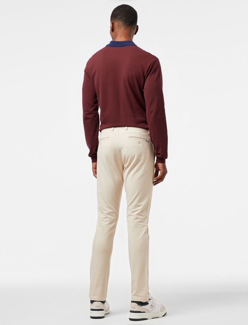 Lacoste Erkek Slim Fit Chino Bej Pantolon Lacoste Erkek Slim Fit Chino Bej Pantolon