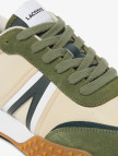 Lacoste L-Spin Deluxe Erkek Haki/Beyaz Sneaker Lacoste L-Spin Deluxe Erkek Haki/Beyaz Sneaker