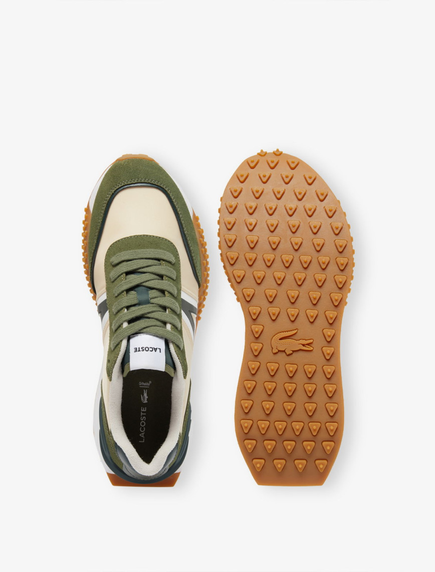 Lacoste L-Spin Deluxe Erkek Haki/Beyaz Sneaker Lacoste L-Spin Deluxe Erkek Haki/Beyaz Sneaker