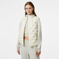 Lacoste Kadın Kapitone Regular Fit Kapüşonlu Beyaz Yelek Lacoste Kadın Kapitone Regular Fit Kapüşonlu Beyaz Yelek