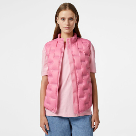 Lacoste Kadın Regular Fit Kapüşonlu Pembe Yelek Lacoste Kadın Regular Fit Kapüşonlu Pembe Yelek