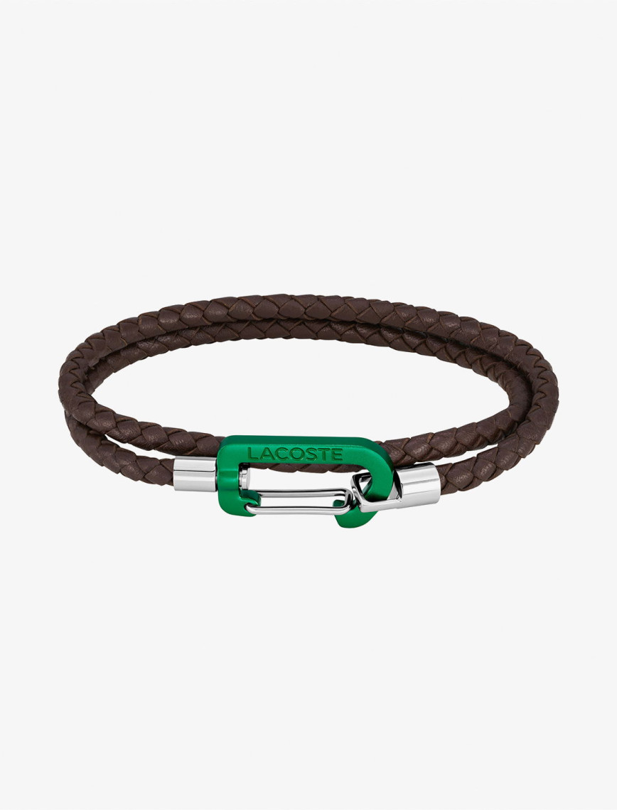 Lacoste Erkek Kahverengi Deri Bileklik Lacoste Erkek Kahverengi Deri Bileklik