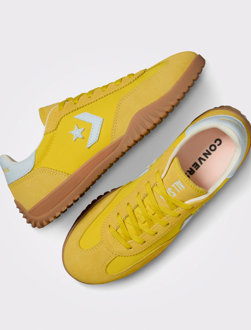 Converse Run Star Trainer Unisex Sarı Süet Sneaker Converse Run Star Trainer Unisex Sarı Süet Sneaker