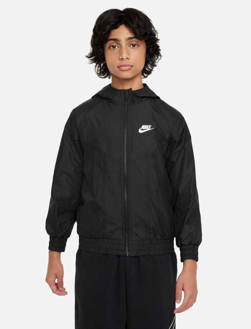 Nike Sportswear Repel Windrunner Çocuk Siyah Ceket Nike Sportswear Repel Windrunner Çocuk Siyah Ceket