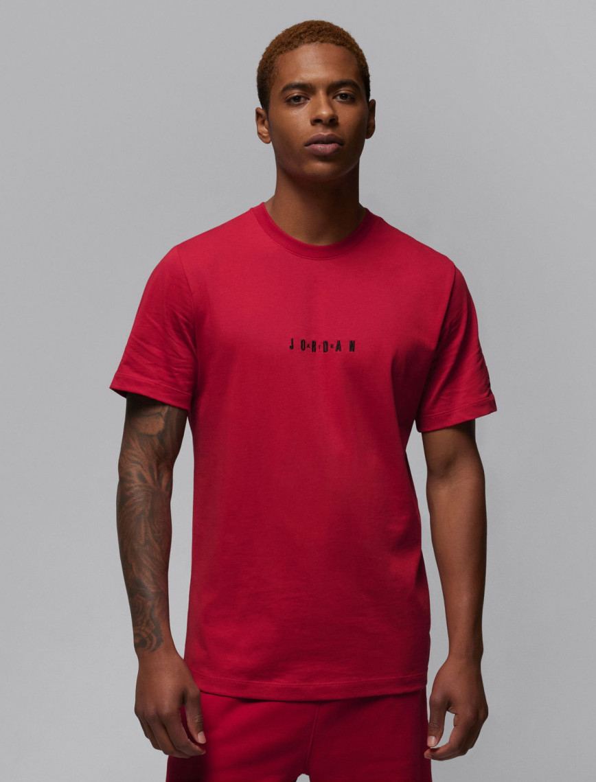 Jordan Air Crew Erkek Kırmızı T-Shirt Jordan Air Crew Erkek Kırmızı T-Shirt