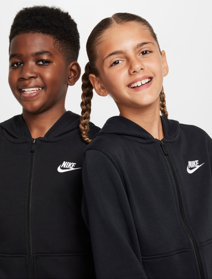 Nike Sportswear Club Fleece Çocuk Siyah Sweatshirt Nike Sportswear Club Fleece Çocuk Siyah Sweatshirt