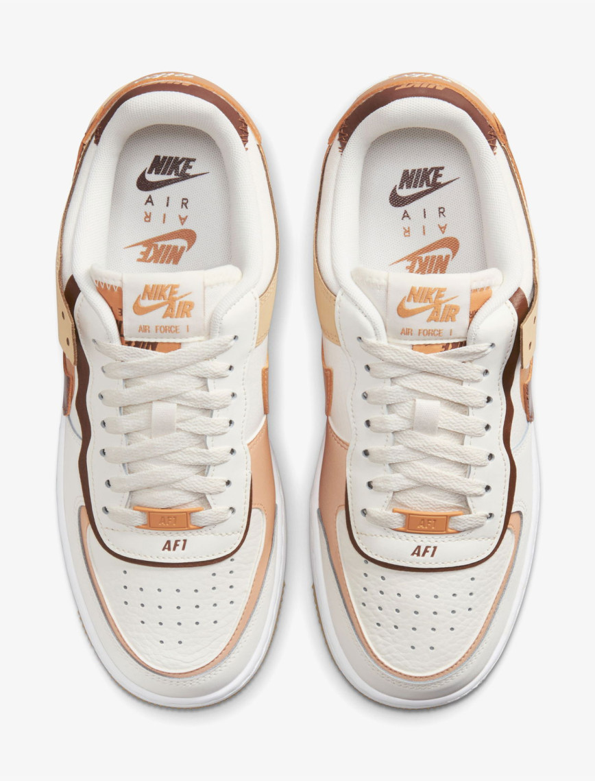 Nike Air Force 1 Shadow Kadın Krem Rengi Spor Ayakkabı Nike Air Force 1 Shadow Kadın Krem Rengi Spor Ayakkabı