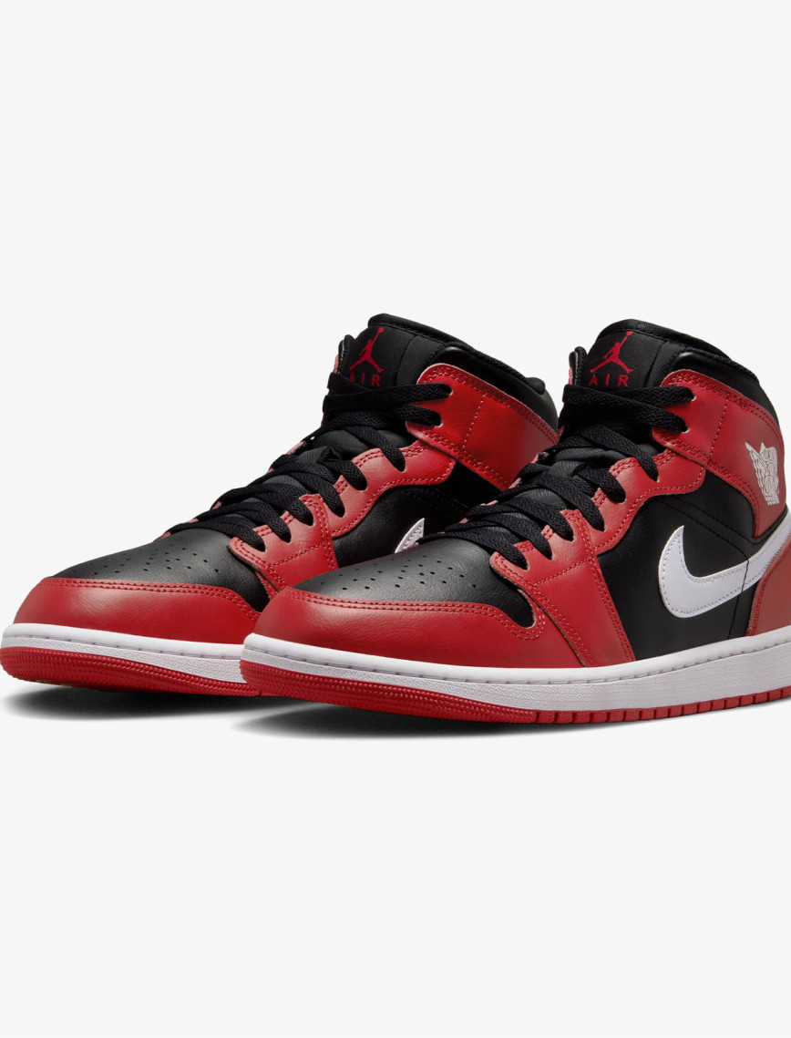 Jordan Air 1 Mid Erkek Siyah Spor Ayakkabı