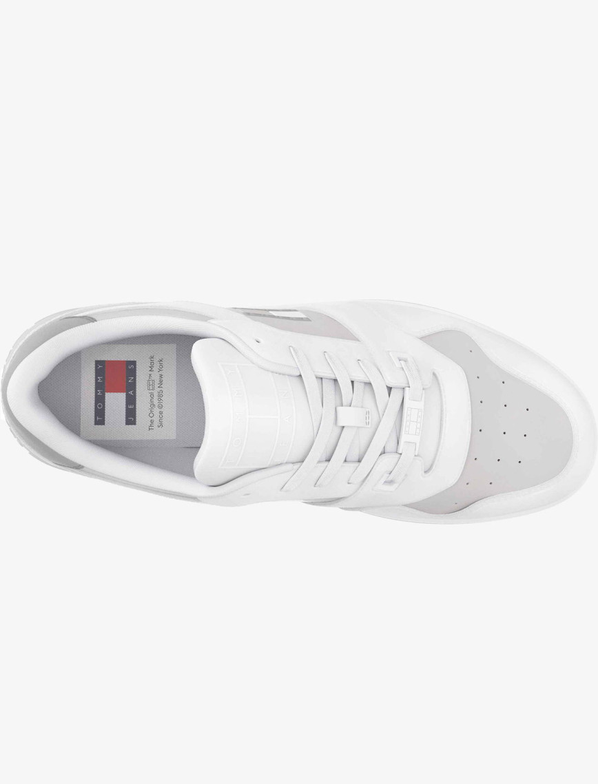 Tommy Jeans Retro Basket Tonal Kadın Gri Spor Ayakkabı Tommy Jeans Retro Basket Tonal Kadın Gri Spor Ayakkabı