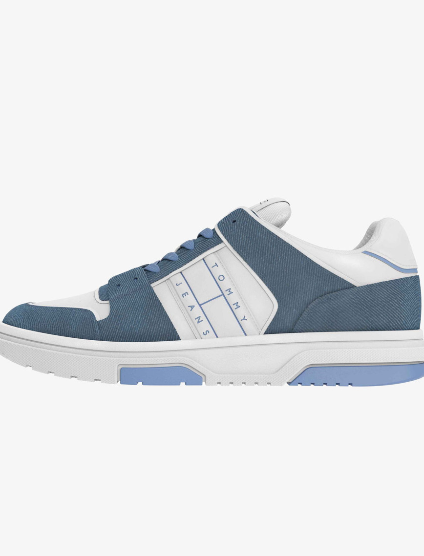 Tommy Jeans The Brooklyn Denim Leather Kadın Mavi Spor Ayakkabı Tommy Jeans The Brooklyn Denim Leather Kadın Mavi Spor Ayakkabı