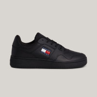 Tommy Jeans Retro Basket Erkek Siyah Sneaker Tommy Jeans Retro Basket Erkek Siyah Sneaker