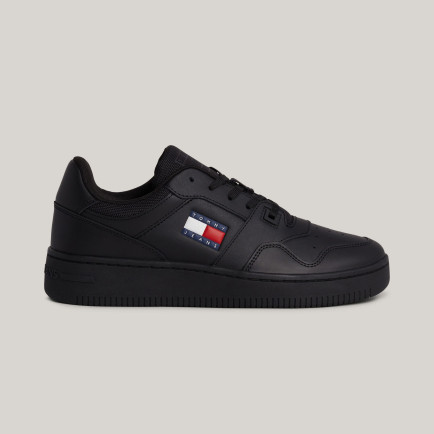 Tommy Jeans Retro Basket Erkek Siyah Sneaker Tommy Jeans Retro Basket Erkek Siyah Sneaker