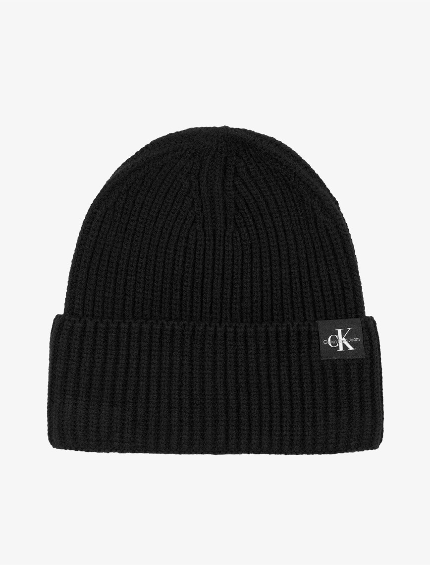 Calvin Klein Monogram Rib Çocuk Gri Bere Calvin Klein Monogram Rib Çocuk Gri Bere