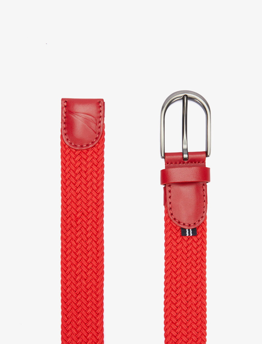 Nautica Erkek Kırmızı Örgü Kemer Nautica Erkek Kırmızı Örgü Kemer